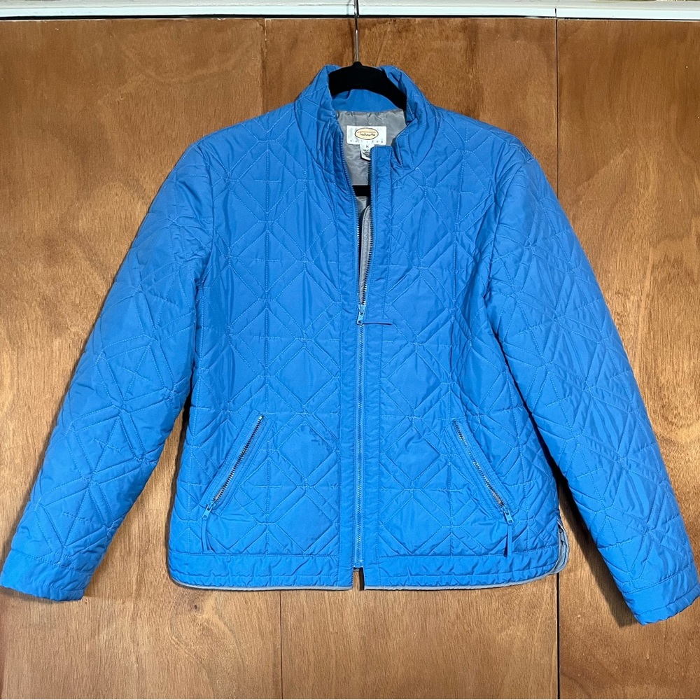 Talbots Light Blue Quilted Jacket